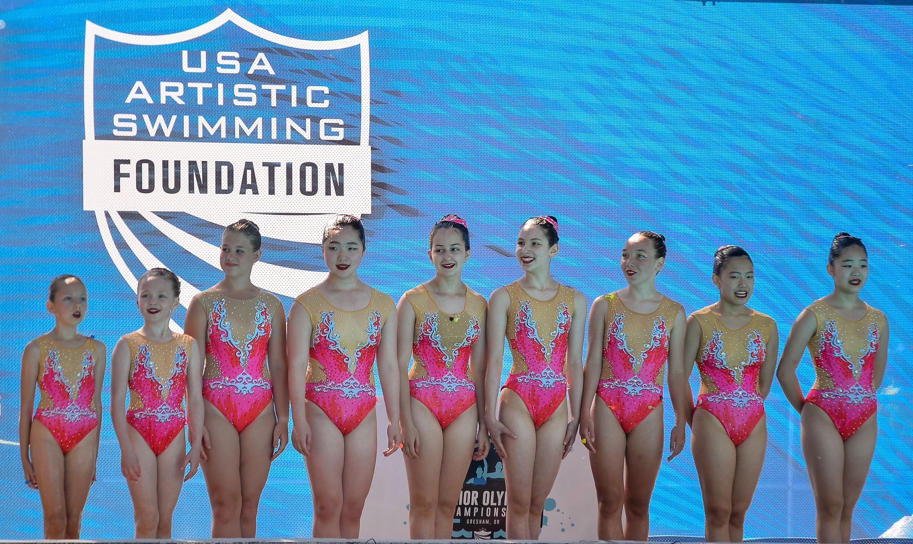 Boston Synchro Swim athletes