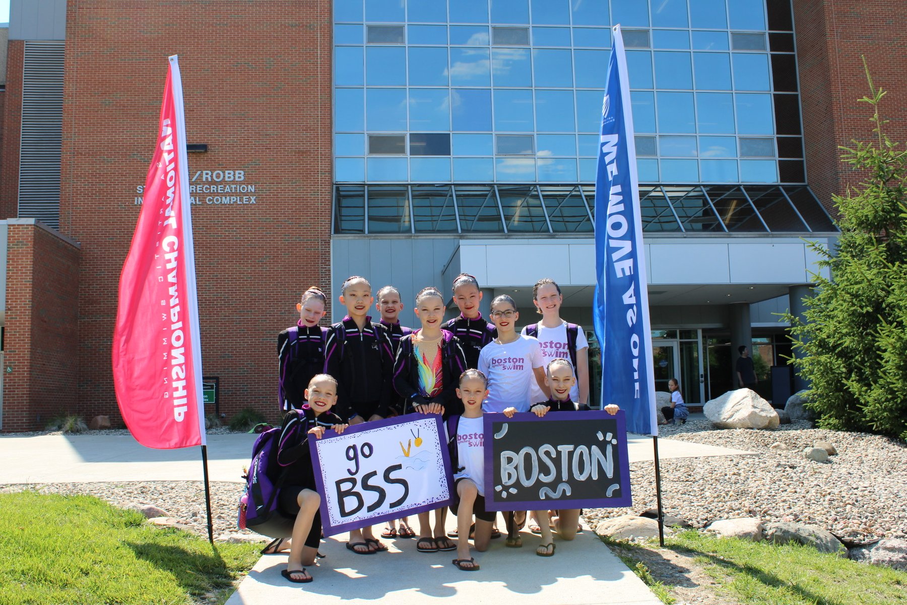 Boston Synchro Swim athletes