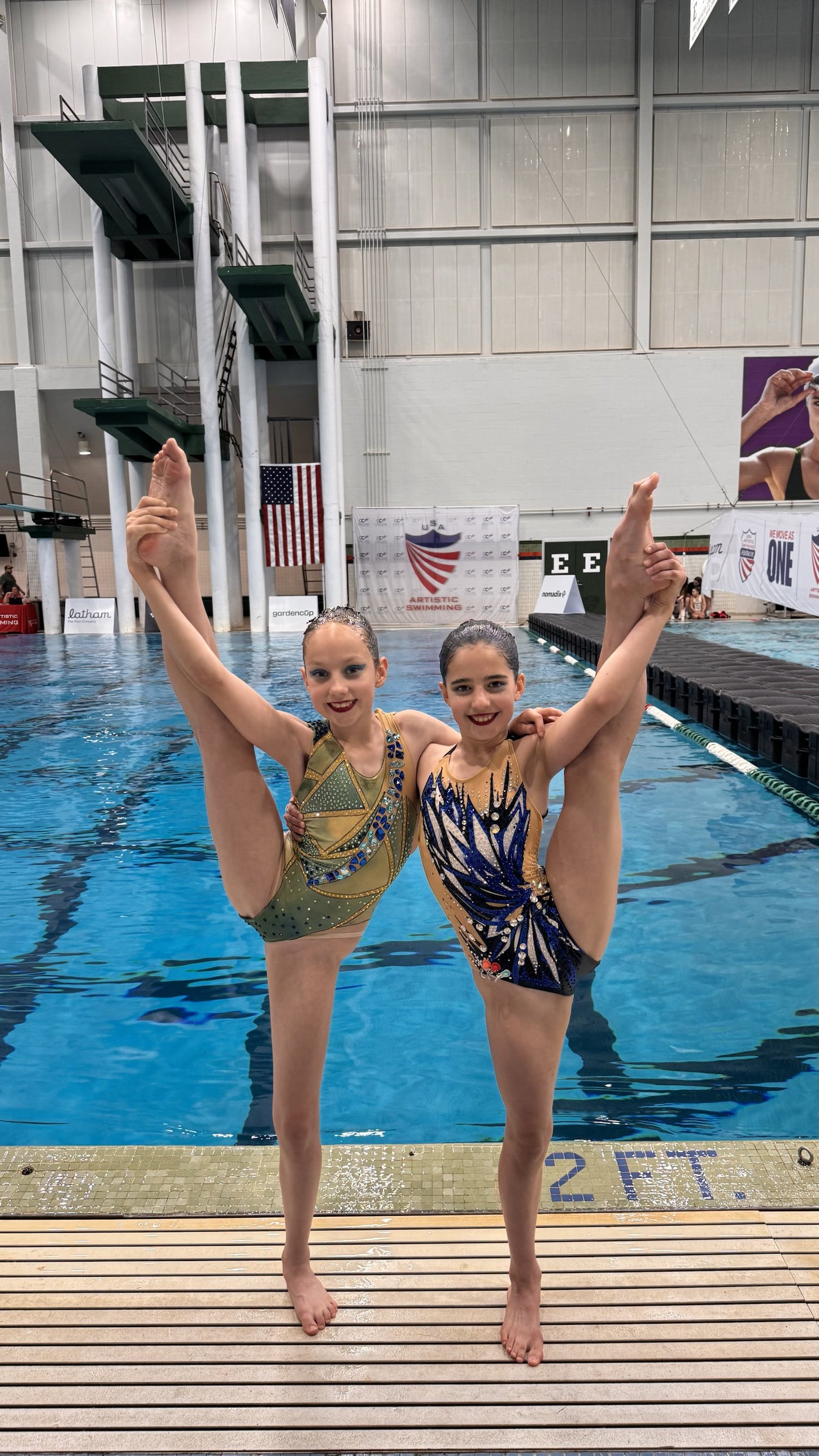 Boston Synchro Swim athletes