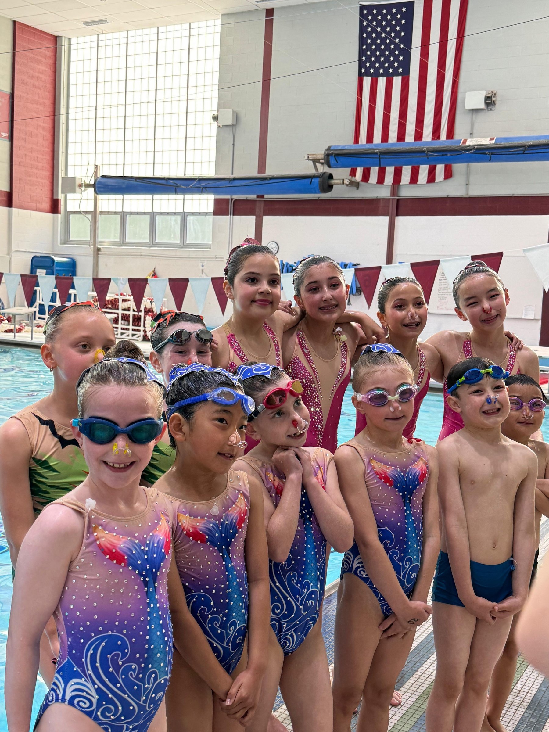 Boston Synchro Swim athletes
