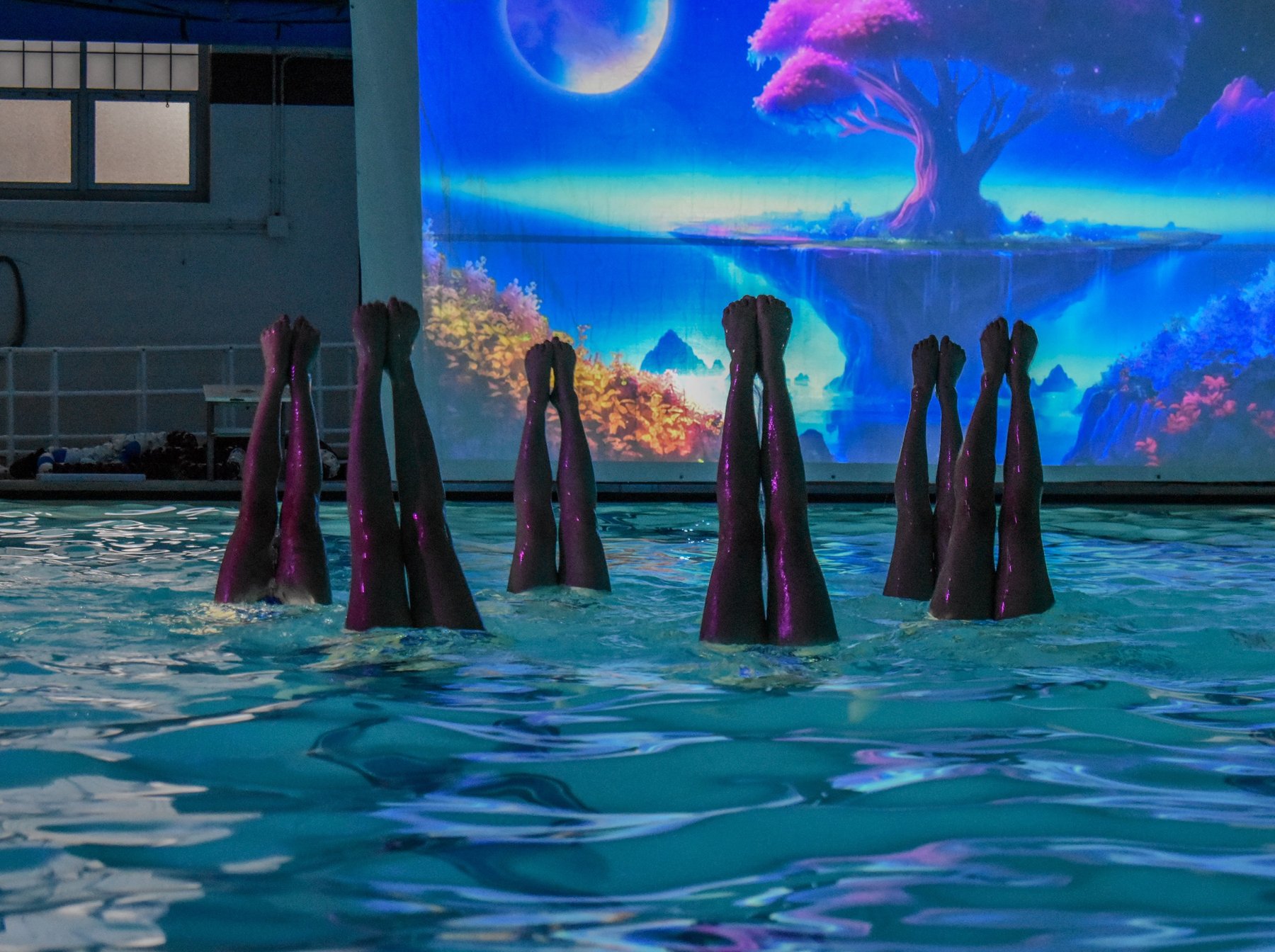 Boston Synchro Swim athletes