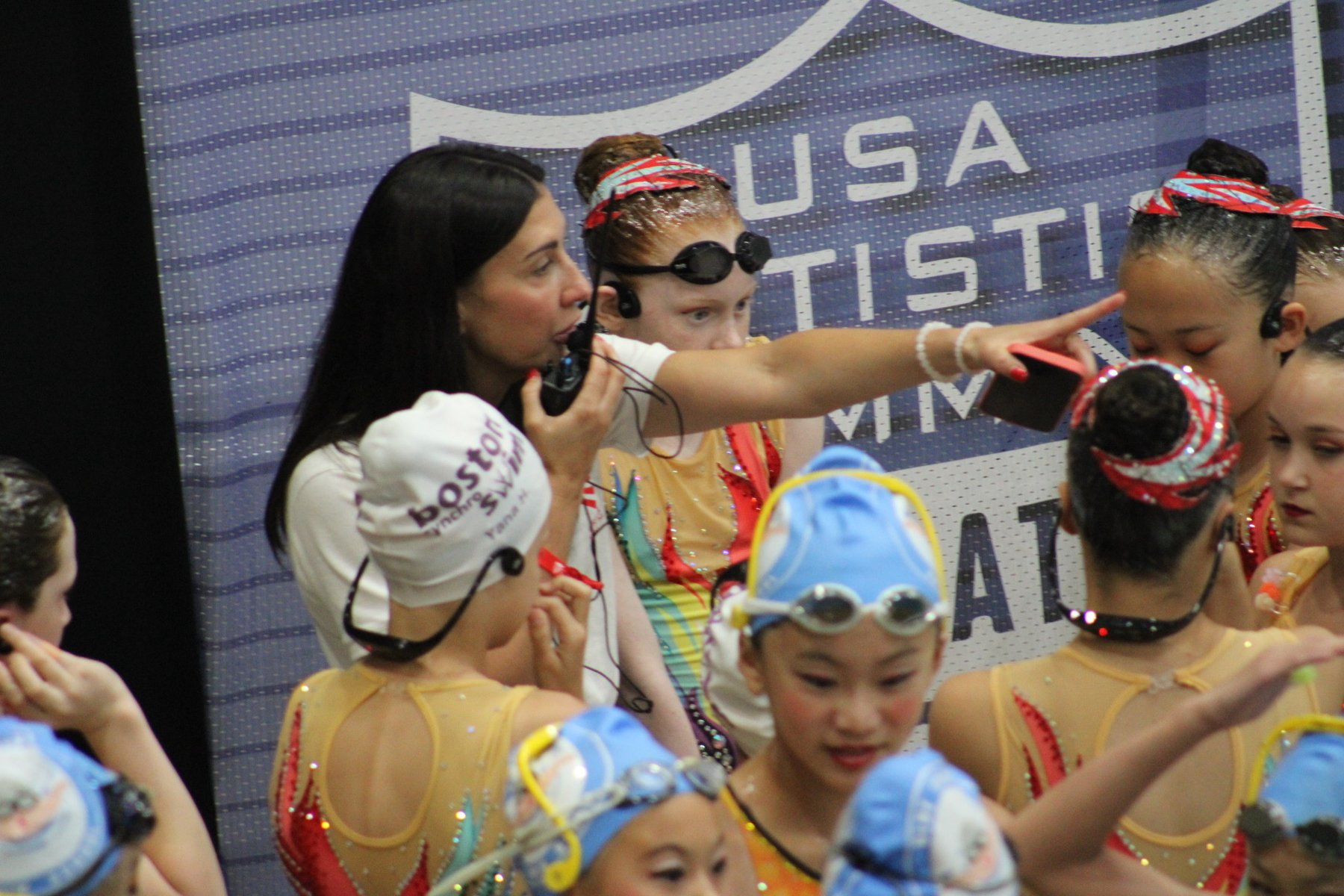 Boston Synchro Swim athletes