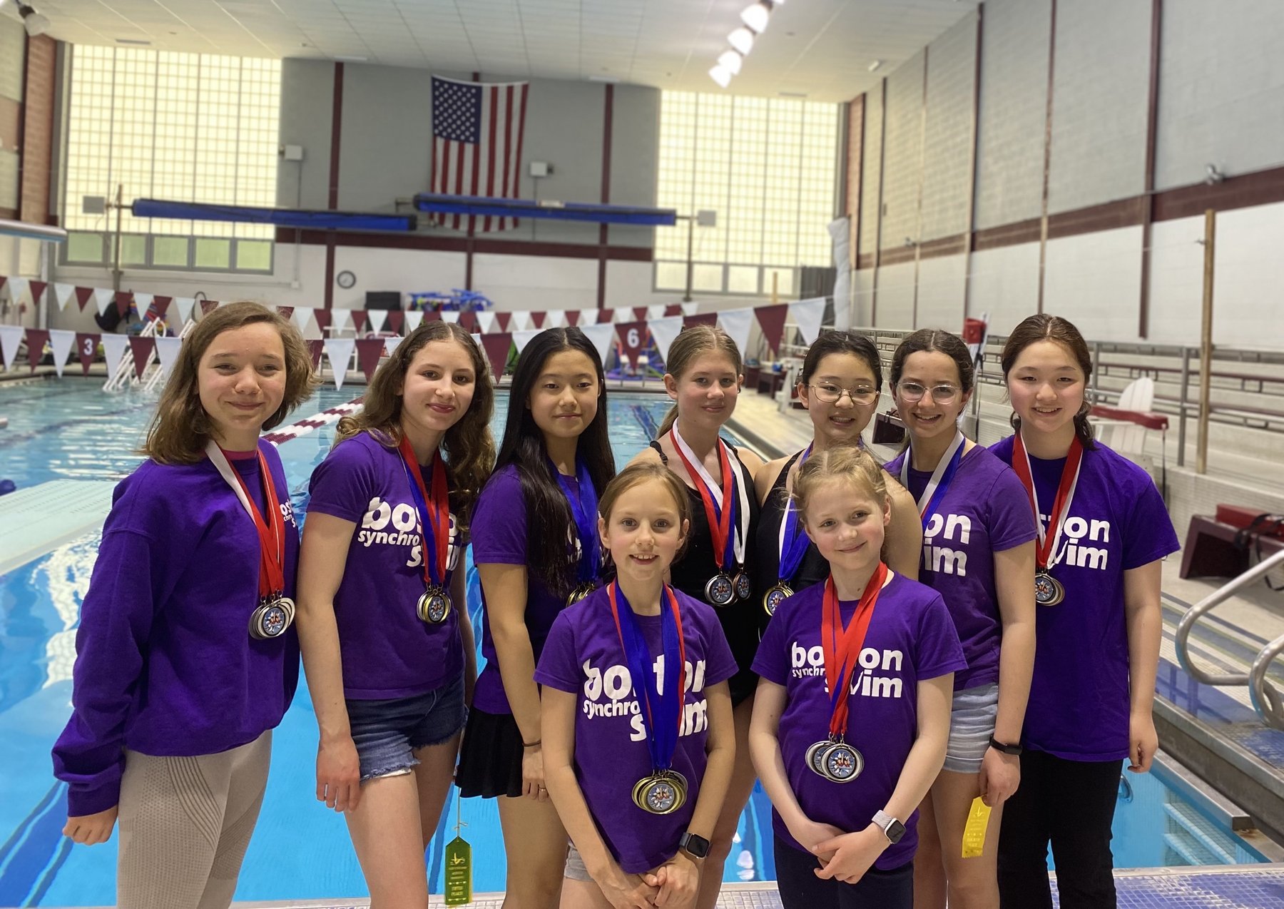 Boston Synchro Swim athletes