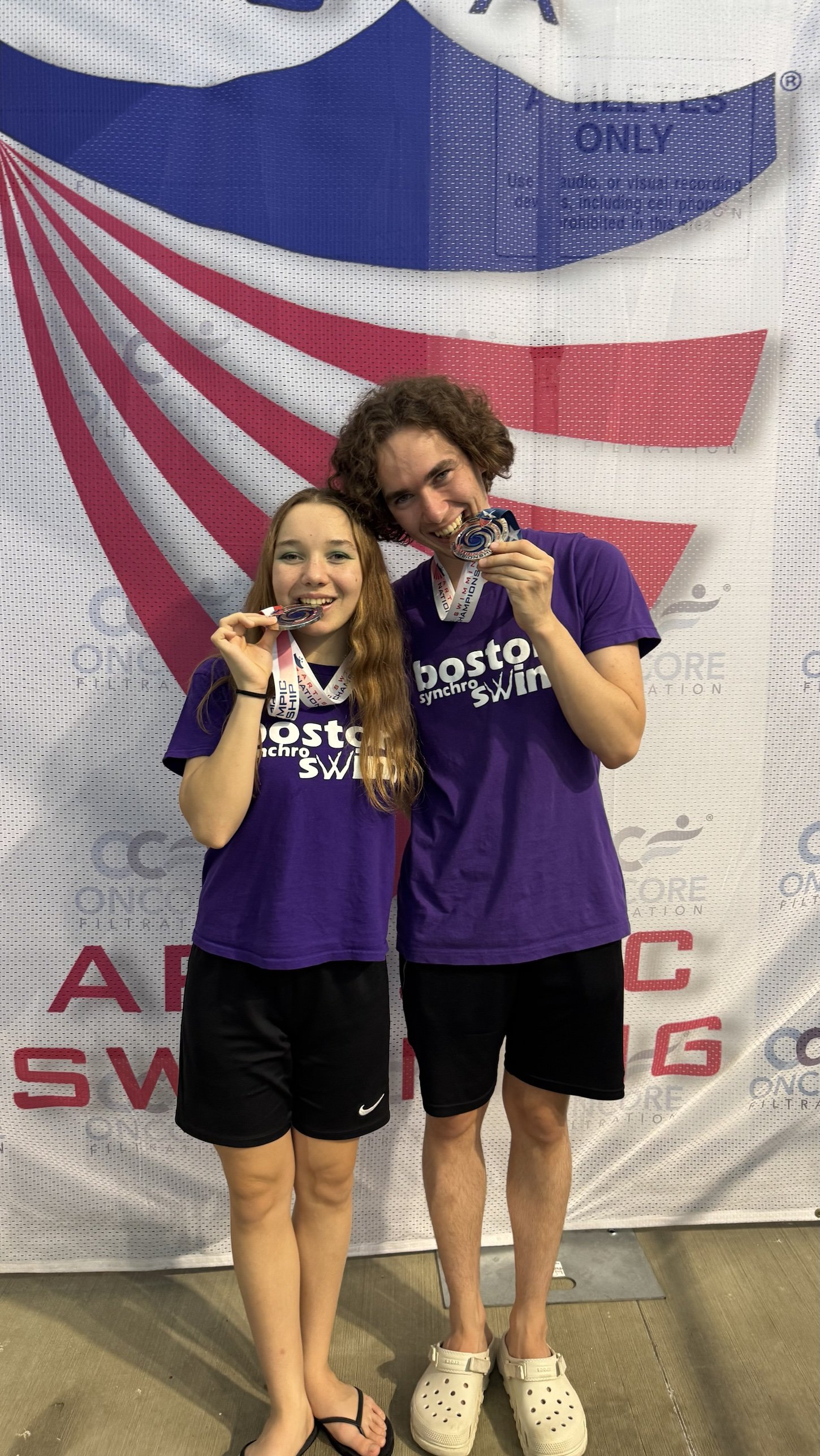 Boston Synchro Swim athletes